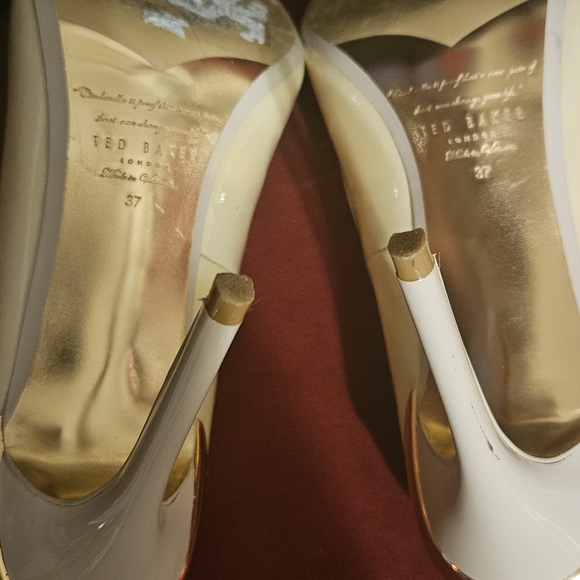Ted Baker Women's Kaawa Patent Leather Formal Shoe Nude 6.5 - Picture 3 of 6